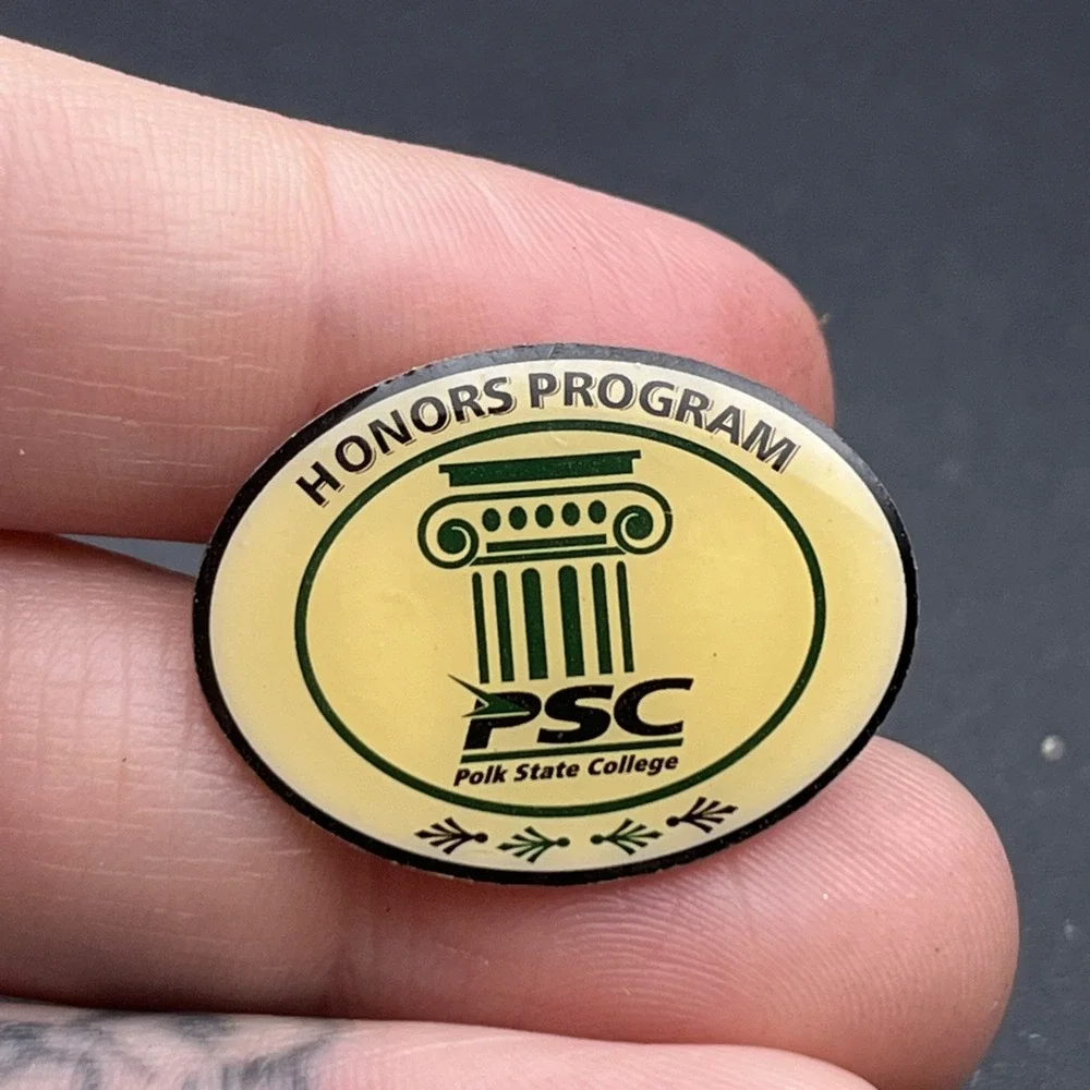 Polk State College Honors Program Lapel Hat Pin‎